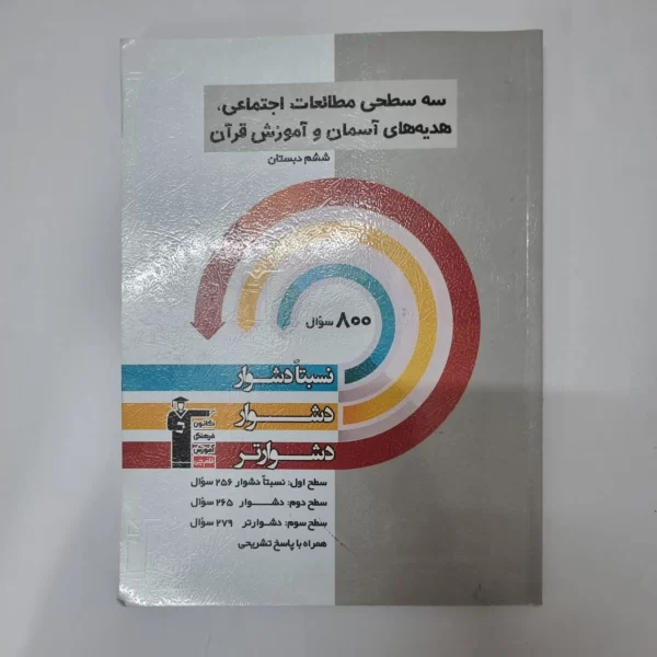 سه سطحی ششم مطالعات هدیه قرآن کانون قلم چی 1403کد126